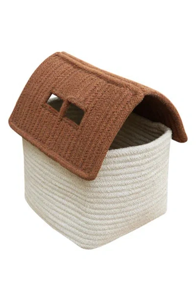 Lorena Canals Woven House Basket In Multi