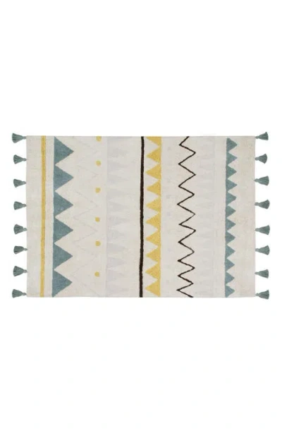 Lorena Canals Zigzag Stripe Washable Rug In Multi