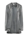 Lorena Hayot By Lorena Antoniazzi Woman Blazer Light Grey Size 2 Viscose, Polyamide, Elastane