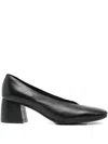 Lorena Paggi Block-heel Square-toe Pumps In Multi