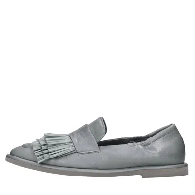 Lorena Paggi Flat Shoes In Azzurro Blu E Verdi