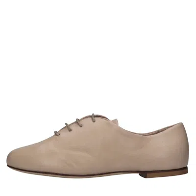 Lorena Paggi Flat Shoes In Beige Chari