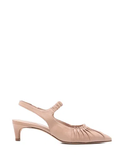 Lorena Paggi Gathered Slingback Pumps In Pink