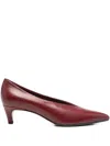 Lorena Paggi Leather Pumps In Red