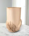 Lorene Cavagna Ceramique Anemone Stoneware Vase, 16" In Anemone