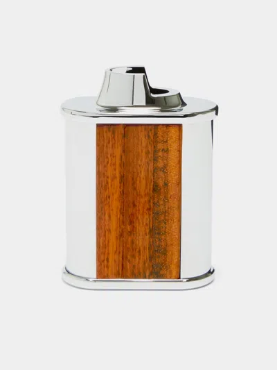 Lorenzi Milano Ebony Bic Desk Lighter Holder  Abask Luxury Gift In Multi