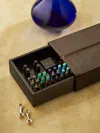Lorenzi Milano Variable Weekly Cufflinks Set In Multi