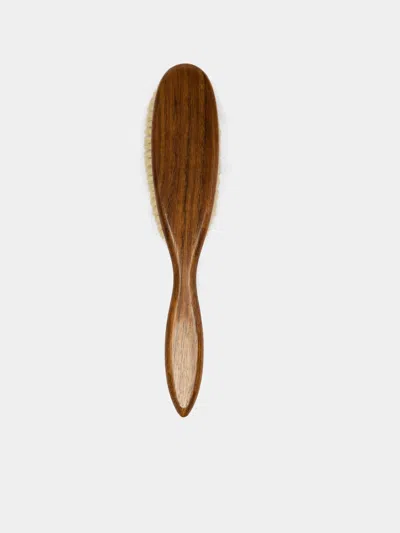 Lorenzi Milano Wood Cashmere Brush In Brown