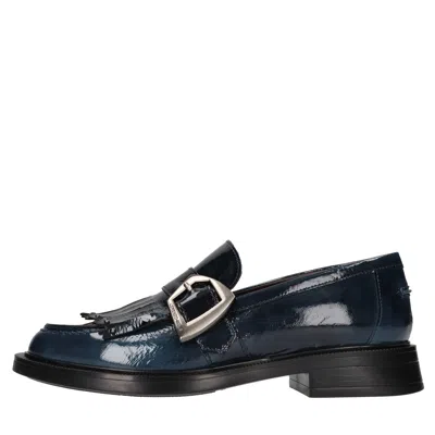 Lorenzo Mari Flat Shoes In Blue