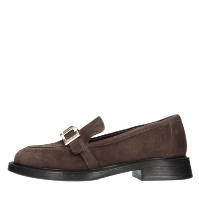 Lorenzo Mari Flat Shoes In Brown