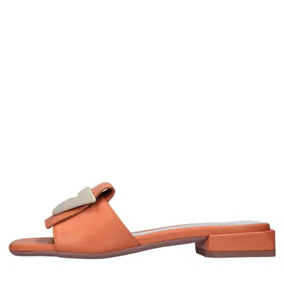 Lorenzo Mari Sandals In Orange