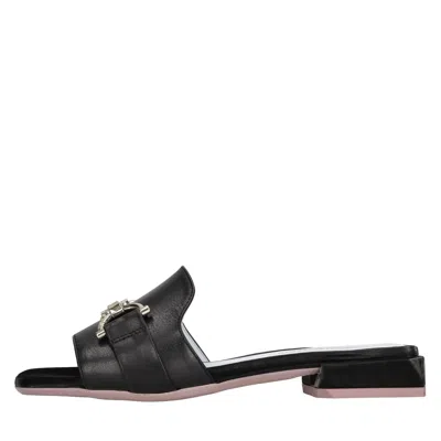 Lorenzo Mari Sandals In Black