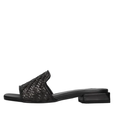 Lorenzo Mari Sandals In Black