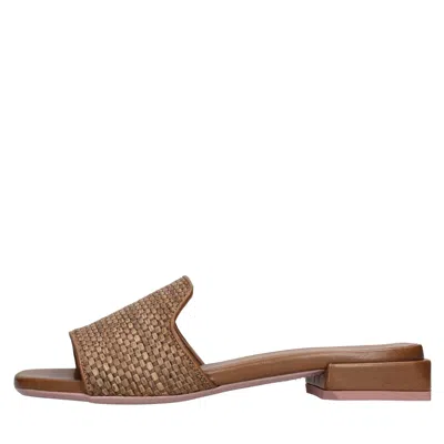 Lorenzo Mari Sandals In Brown