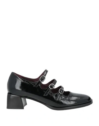 Lorenzo Mari Woman Pumps Black Size 10 Leather