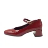 Lorenzo Mari Women's Heel Shoes  - Vanessa - Burgundy In Burgundy