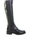 Lorenzo Masiero Leather Knee-high Boots In Black