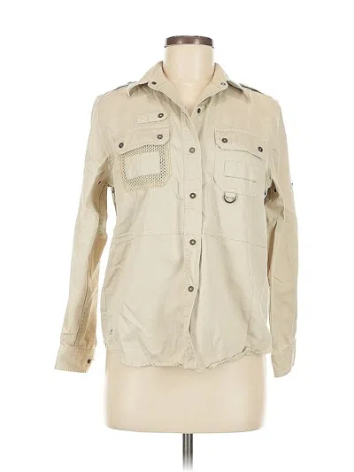 Pre-owned Lorenzo Masiero Long Sleeve Button Down Shirt In Tan