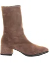 Lorenzo Masiero Suede Block-heel Ankle Boots In Brown