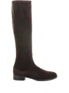 Lorenzo Masiero Suede Knee-high Boots In Brown