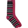 Lorenzo Uomo 2-pack Assorted Dress Socks In Magenta