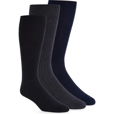 Lorenzo Uomo 3-pack Dress Socks In Multi