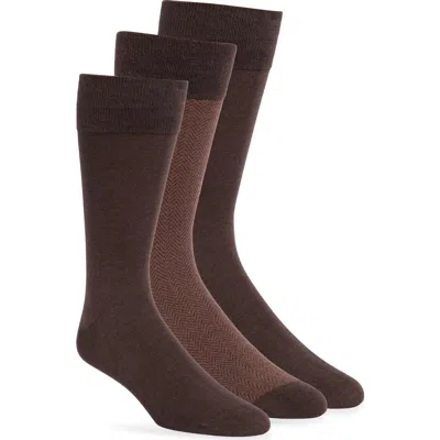 Lorenzo Uomo 3-pack Dress Socks In Multi