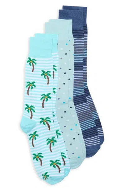 Lorenzo Uomo Assorted 3-pack Dress Socks In Multi