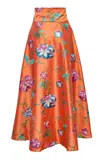Loretta Caponi Amanda Silk Skirt
