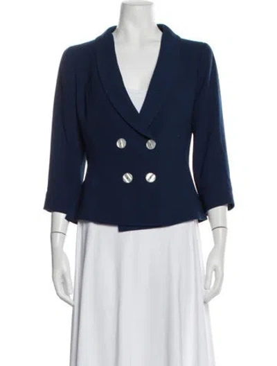 Pre-owned Loretta Caponi Blazer In Blue