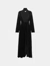 Loretta Caponi Carla Velvet And Silk Robe Size: Xs