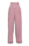 Loretta Caponi Cipro Pinstripe Pants