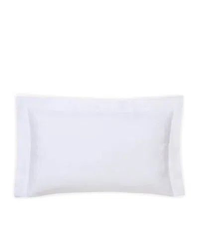 Loretta Caponi Cotton Art Deco Pillowcase Pair In White
