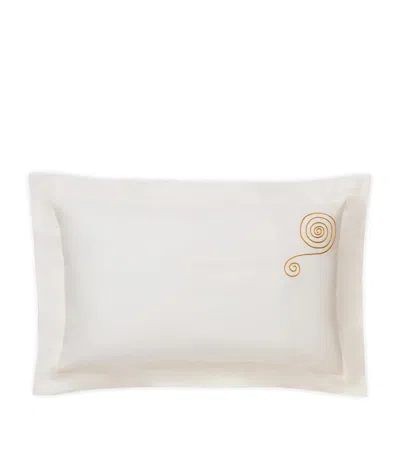 Loretta Caponi Cotton Mobile Pillowcase Pair In White