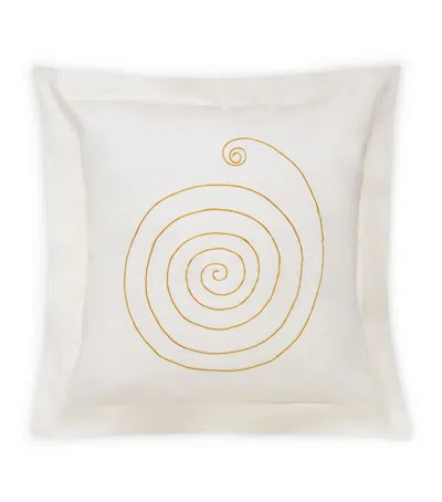 Loretta Caponi Cotton Mobile Pillowcase In White