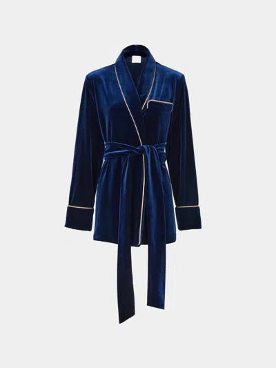 Loretta Caponi Egnazia Velvet Pajama Top Size: M