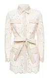 Loretta Caponi Eleonora Lace Macrame Jacket