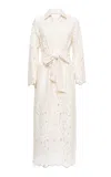 Loretta Caponi Emilia Lace Macrame Coat