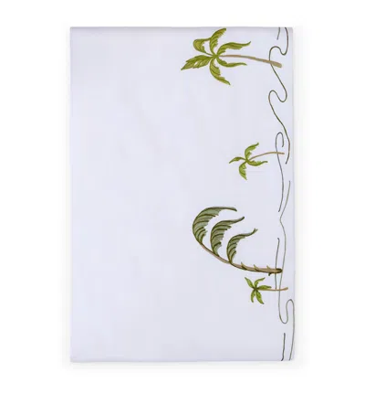 Loretta Caponi Garden Of Eden Super King Duvet Cover In White