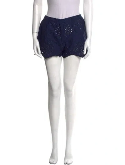 Pre-owned Loretta Caponi Mini Shorts In Blue