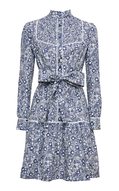 Loretta Caponi Rosalind Floral Cotton Dress