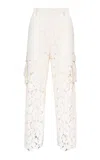 Loretta Caponi Yuna Lace Macrame Pants