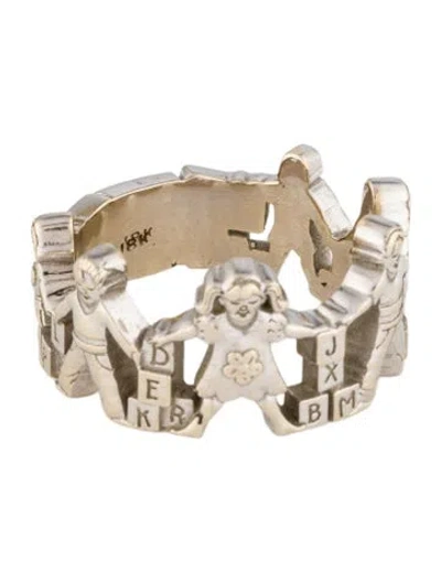 Pre-owned Loretta Castoro 18k Child's Play Band In Multi