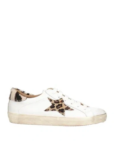 Loretta Pettinari Woman Sneakers White Size 6 Leather