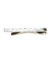 Lori Kaplan Design Mad Men Type Hammered Sterling Silver Tie Clip In Silver