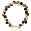 Lori Kaplan Design Women's Black / Grey Signature Bracelet In Moonstone Spinel Labradorite In Multi
