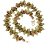 Lori Kaplan Design Women's Brown / Gold / Green Keishi Pearls & Vesuvianite Gold Choker