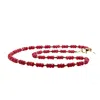 Lori Kaplan Design Women's Gold / Black / Red Ruby & Pyrite Gold Necklace In Multi