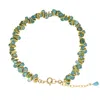 Lori Kaplan Design Women's Gold / Blue Signature Aqua Apatite Bracelet In Multi