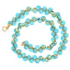 Lori Kaplan Design Women's Gold / Blue Sleeping Beauty Gold Signature Necklace